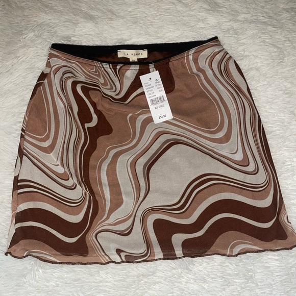 L.A Hearts Colorful Skirt NWT - Picture 1 of 5